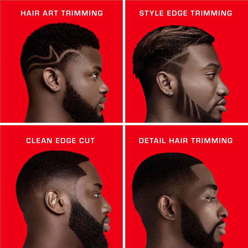 Red by Kiss Cordless Hair & Beard Trimmer for Men,