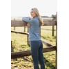 HORZE Sophie Womens High Waist Full Grip Breeches - Blue