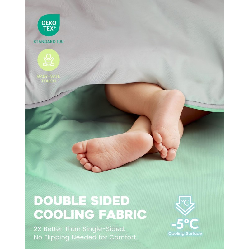 dennylife Cooling Comforter Twin Size, Double-Sided Cool Touch Cooling Blanket