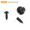 sourcing map 3mm x 10mm Phillips Pan Head Self-tapping Screw,
