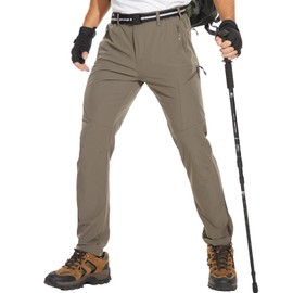NATUVENIX Hiking Pants for Men, Quick Dry Travel Pants Men for Stretch Work Pants Lightweight Outdoor Pants Water-Resistant