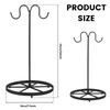Banana Holder Stand,Stable Banana Holder with Hook &Wider Base,Rust-Proof Metal