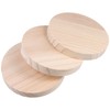 MAHIONG 8PCS 6 Inch Round Wooden Discs Circles, 0.78 Inch