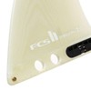 FCS II Single Performance Glass Longboard Fin - Clear -