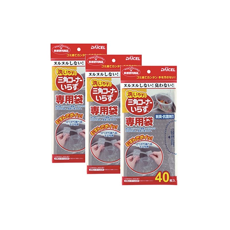No need for triangular corners, dedicated bags, 120 sheets (40