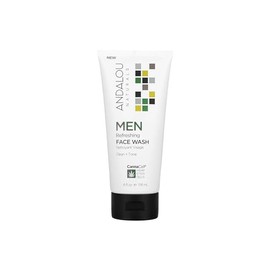 Andalou Naturals Men Refreshing Face Wash with CannaCell, 6 Ounces