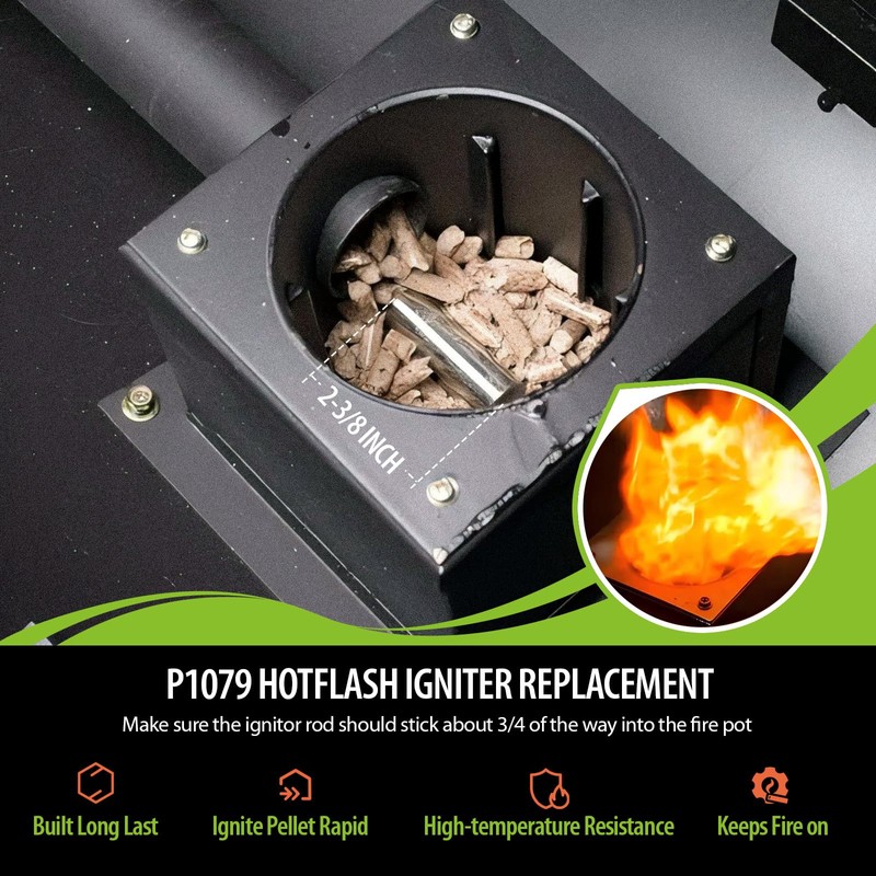 Igniter Replacement Parts P-1079 for Green Mountain Pellet Grill Smokers,110V