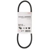DRB Industrial V-Belt, M-Shape, 19-Inch, M19 Transmission V-Belt, Transmission Belt
