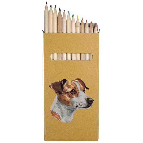 Azeeda 12 x 'Jack Russel Terrier Side View' Long 178mm