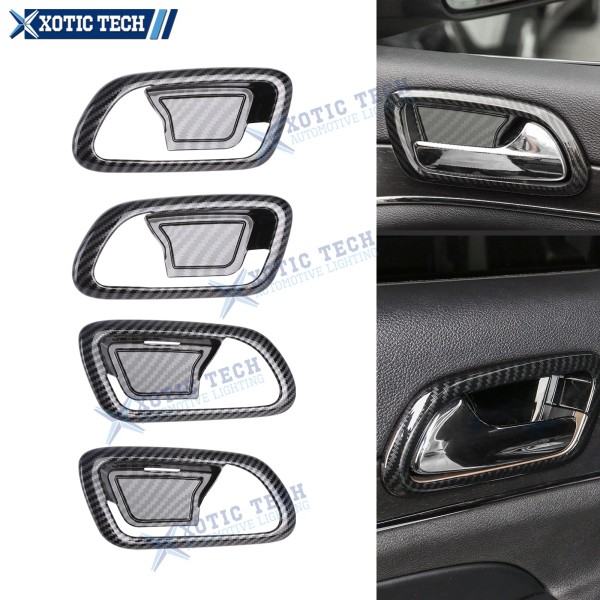 Xotic Tech Carbon Fiber Style Door Handle Bowl Moulding Decor