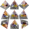 Nupuyai Labradorite Healing Crystal Pyramid for Protection, Chakra Energy Crystal