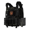 Tuxapo Tactical Molle Quick Release Buckles Vest with Triple mag