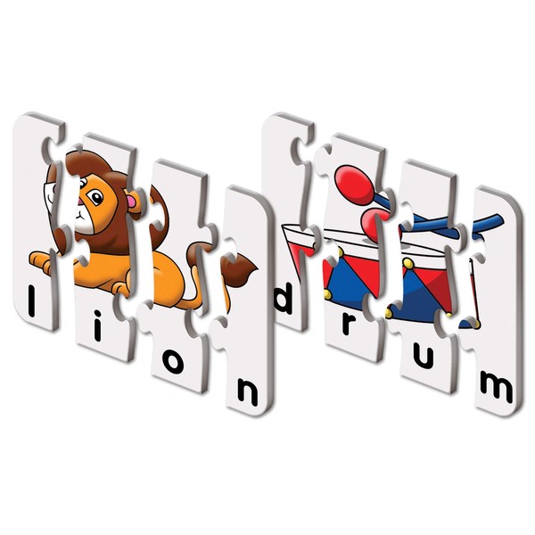 The Learning Journey - 117354 : Match It! - 4 Letter Words - 20 Self-Correcting Reading & Spelling Puzzles with Matching Images