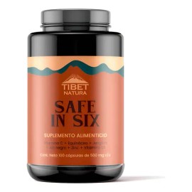 Tibet Natura Safe In Six 100 Cápsulas Vitamina D3 Zinc                                                                                                