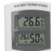 LCD Temperature and Humidity Monitor WallMountable Wired Flower Planting Hygrometer