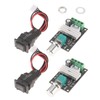 AEDIKO 2pcs 6V 12V 24V 28V 3A 80W DC Motor