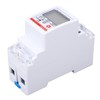 Single Phase Energy Meter Bidirectional Metering 2P DIN Rail Mount