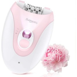 Epilator for Women, Wireless Face Epilator with LED Light, Painless Hair Remover for Face, Body, Armpit, Legs & Bikini Area, 2 Replacement Heads