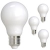 Diodesy- A19 LED Light Bulb Milky Filament Pack of 4