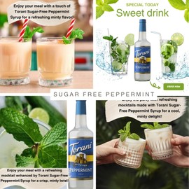 Sugar-Free Syrup Trio - SF Brown Sugar Cinnamon,Peppermint,&White Chocolate - Coffee & Italian Soda Flavoring for Drinks Three 25.4 Oz Bottles with 3 Jimoco Pumps