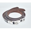 Aces Equine Non Stretch Stirrup Leathers Stitched with Nylon Brown