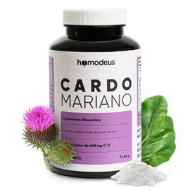 Cardo Mariano 616mg Cápsulas Veganas NAC y Alfa Lipoico 180 Pzas Homodeus