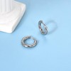 Titanium Hoop Earrings for Men and Women, G23 Titanium Hoop