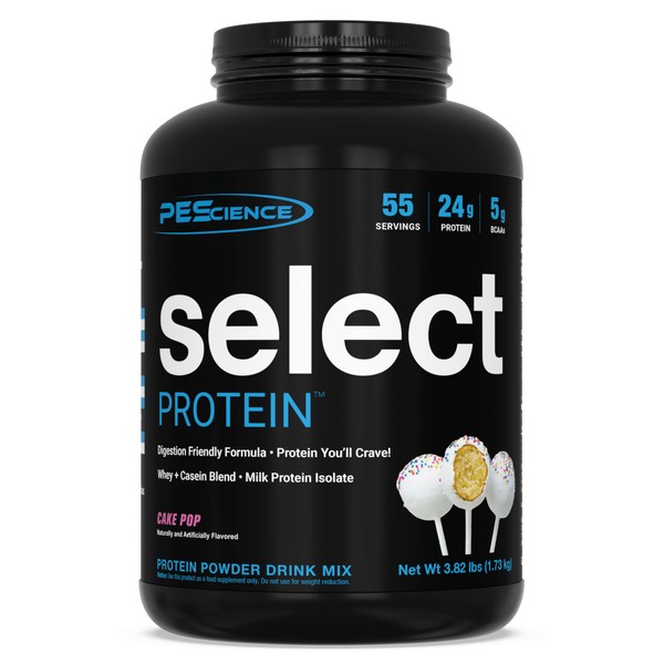 PEScience PEScience Select Low Carb Protein Powder, Cake Pop, 55