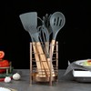 Copper Kitchen Utensil Holder for Kitchen Counter, Stainless Steel Utensil