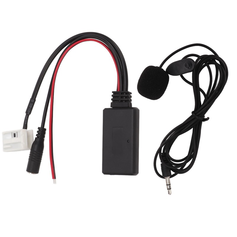 12 Pin AUX Adapter Hands Free Microphone Kit Wireless Bluetooth
