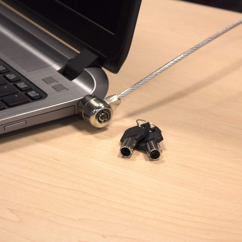 Ewent EW1242 Steel Security Cable with Lock for PC Laptop,
