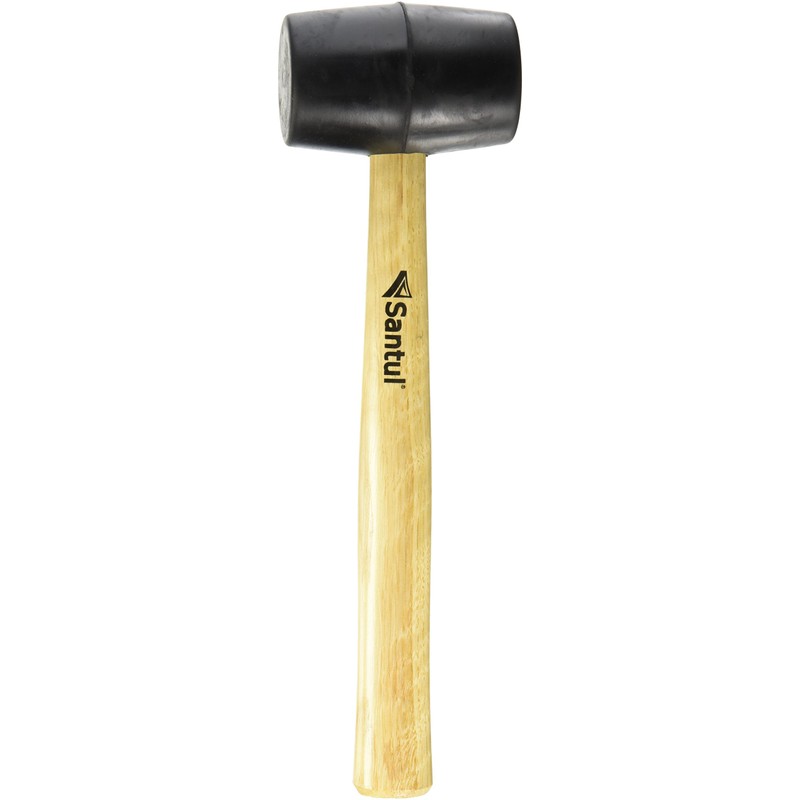 Santul 7044 Mazo de Hule, 16 Oz, Mango de Encino