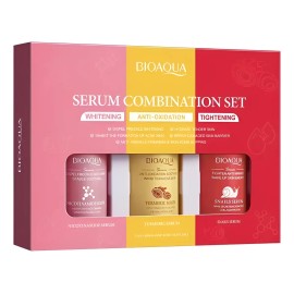 Kit Facial Niacinamida + Cúrcuma + Caracol - Bioaqua