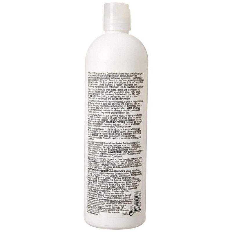 Tigi S-Factor Stunning Volume Conditioner 750 ml