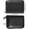 Aswewamt RFID 18 Credit Card Holder, Card Slots Zipper Card