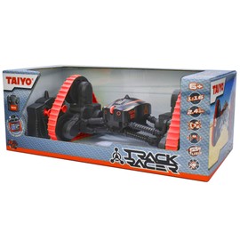 Toy Shock Taiyo: Track Racer 1:16 Scale R/C - Red/Black - 2.4GHz, Remote Control Vehicle, Speed & Maneuverability, Battery Powered Hobby Car, Controller