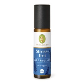PRIMAVERA Duft Roll-On Stressfrei bio 10 ml - Lavendel - Aromaöl, Duftöl, Aromatherapie für unterwegs - beruhigend - vegan