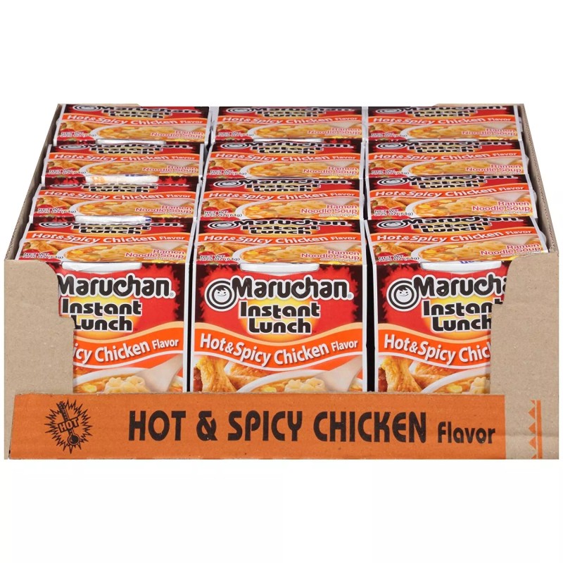 Maruchan Instant Lunch Hot & Spicy Chicken, 2.25 Oz, Pack