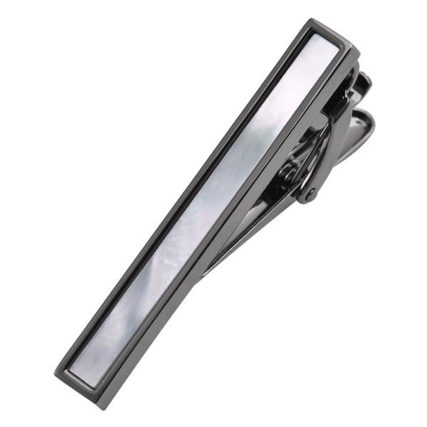 Jonwo Mother of Pearl Men's Tie Clip With Presentation Box