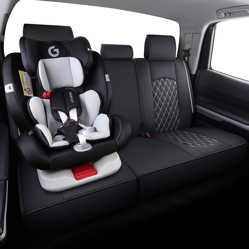 YIERTAI Rear Seat Covers Compatible with Toyota Tundra 2008-2020 2021