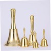 Gatuida Brass Hand Bell Restaurant Service Bell for Christmas Decoration