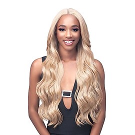 BOBBI BOSS Glueless Invisible Lace Human Hair Blend Wig MBLF005 ANTONIA (2)