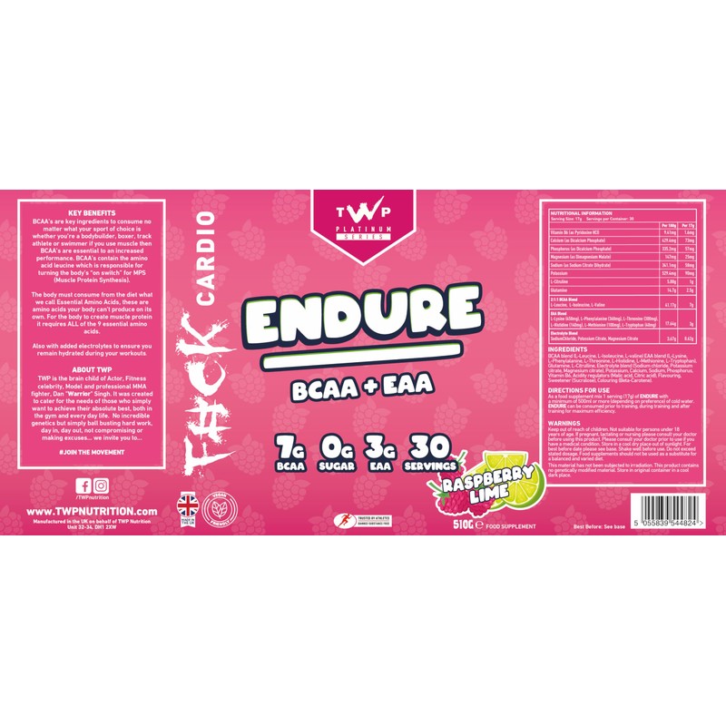 TWP Nutrition Platinum Series Endure, EAAs & BCAAs Electrolyte Blend