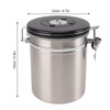 1.5L Coffee Canister Coffee Container with Scoop Date Tracker Stainless