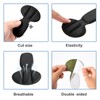 Sibba Black Heel Cushion Pads 3 Pairs Mesh Sticky Shoe