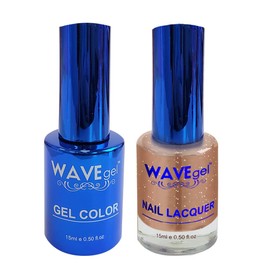 WAVEGEL Soak-Off Gel & Nail Lacquer Matching Duo Set - Royal Collection - #009 High On Hierarchy I 0.5 Oz