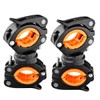 Vonpri [2 Pack] Flashlight Holder, Mount Bicycle Mounting Bracket Flashlight
