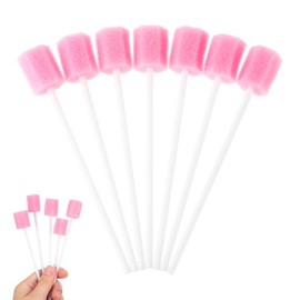 DOITOOL 100 Unids Desechables Hisopos Orales Atención Oral Esponja Cuidado Oral Orales Limpieza de Del Diente Swabsticks Dientes Limpieza de Los Hisop