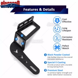 SI For Toyota 4Runner 2003-2009 - 32" Straight Light Bar Lower Bumper Mount Bracket