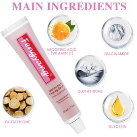 Fengyang 2Pcs Essenz zur Aufhellung dunkler Flecken, Brightening Clearing Serum, Haut Aufhellende Creme, Dunkle Flecken Sommersprossen Entferner, Repariert und Hellt die Haut Auf